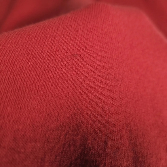 Vintage 70s Snoopy "Joe Mistletoe" Red Crew Neck Pullover Shirt Mens - Picture 2 of 7